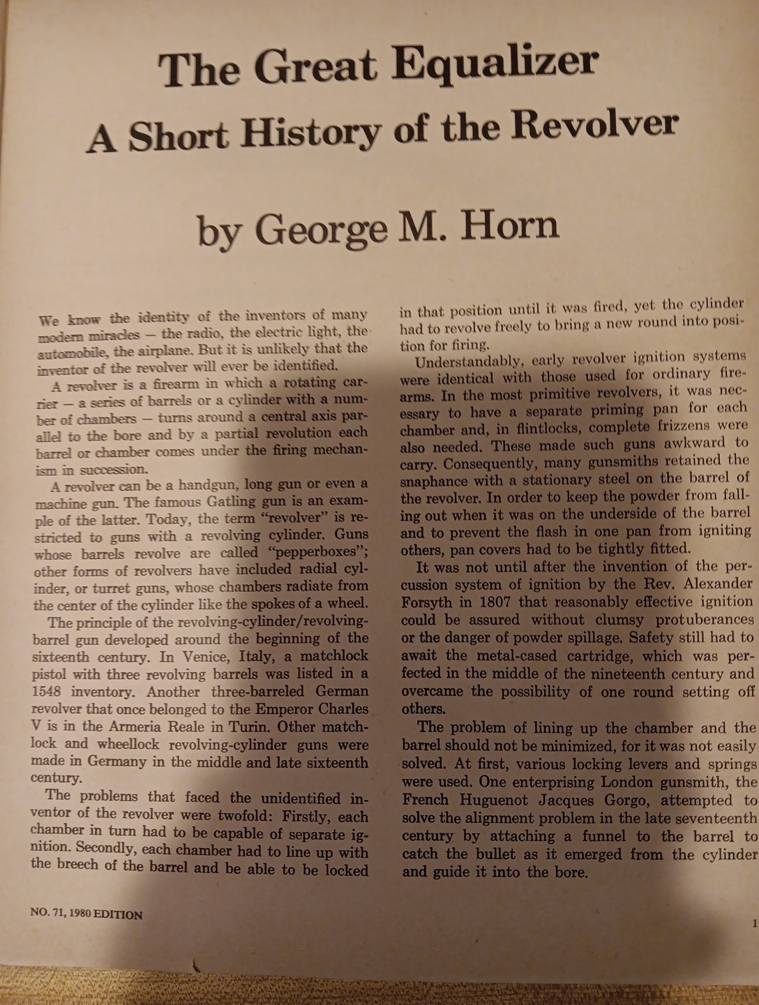 Shooters Bible 1980 Ed #71 576 Pages Pb Illus Worlds Standard Firearms Reference