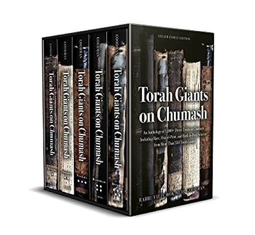 Torah Giants on Chumash: An Anthology of 1,000+ Divrei Torah on Chumash (5 Volum