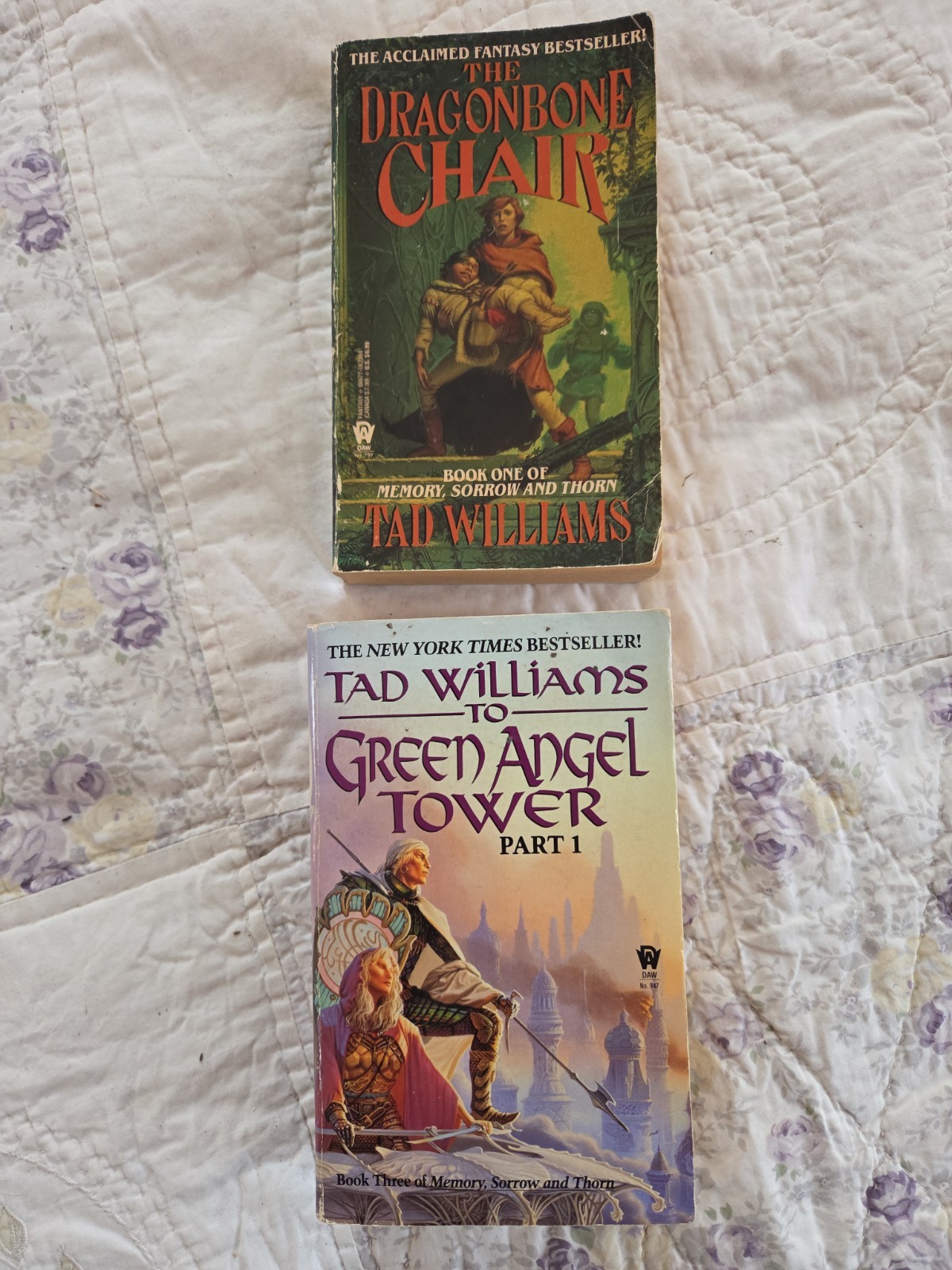 Tad Williams : To Green Angel Tower And The Dragonbone Chair PB