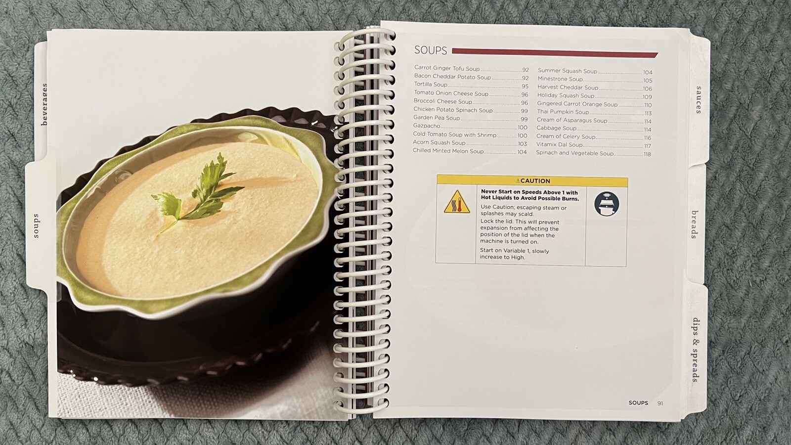 VITAMIX 6300 2012 SAVOR Recipes Vita-Mix Spiral Bound Cookbook