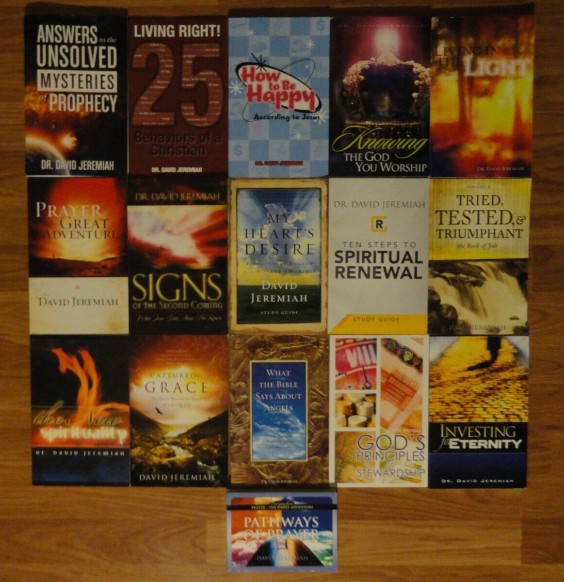 (Lot of 54) Dr. David Jeremiah PB Miscellaneous Study Guides Plus More
