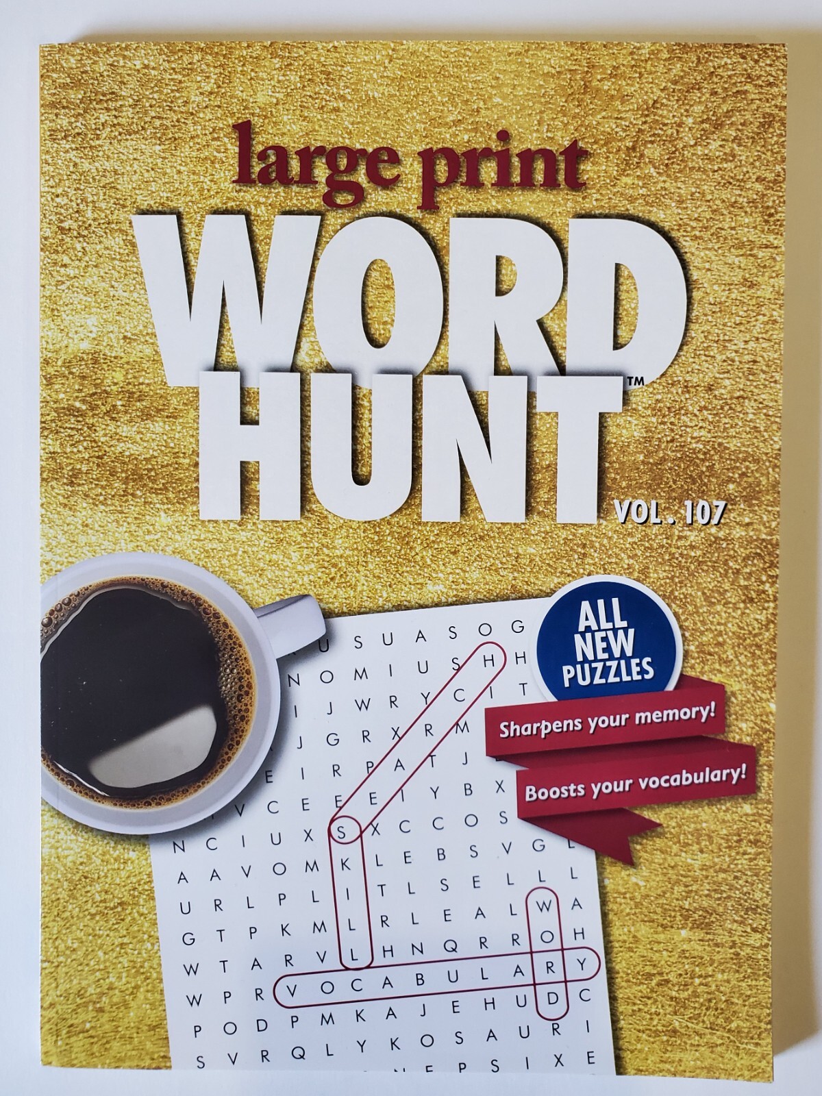PAPP Large Print Word Hunt Puzzle Books, Largest Selection of Volumes, You Pick!