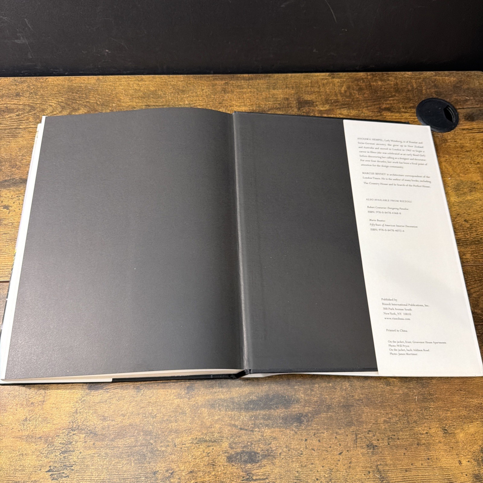 Anouska Hempel by Marcus Binney (Hardcover, 2015) 2nd Printing Rizzoli New York