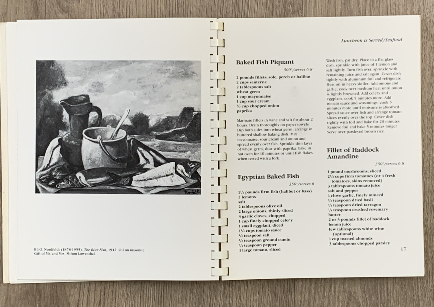 1983 The Newark Museum Cookbook New Jersey Spiral Bound 174 Pages Soft Cover
