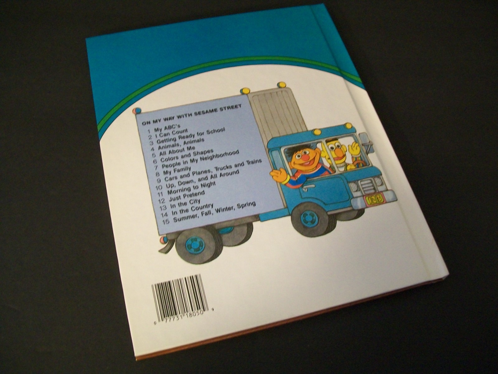 Vintage Sesame Street Books On My Way, Grover, Big Bird 1989 Lot of 6