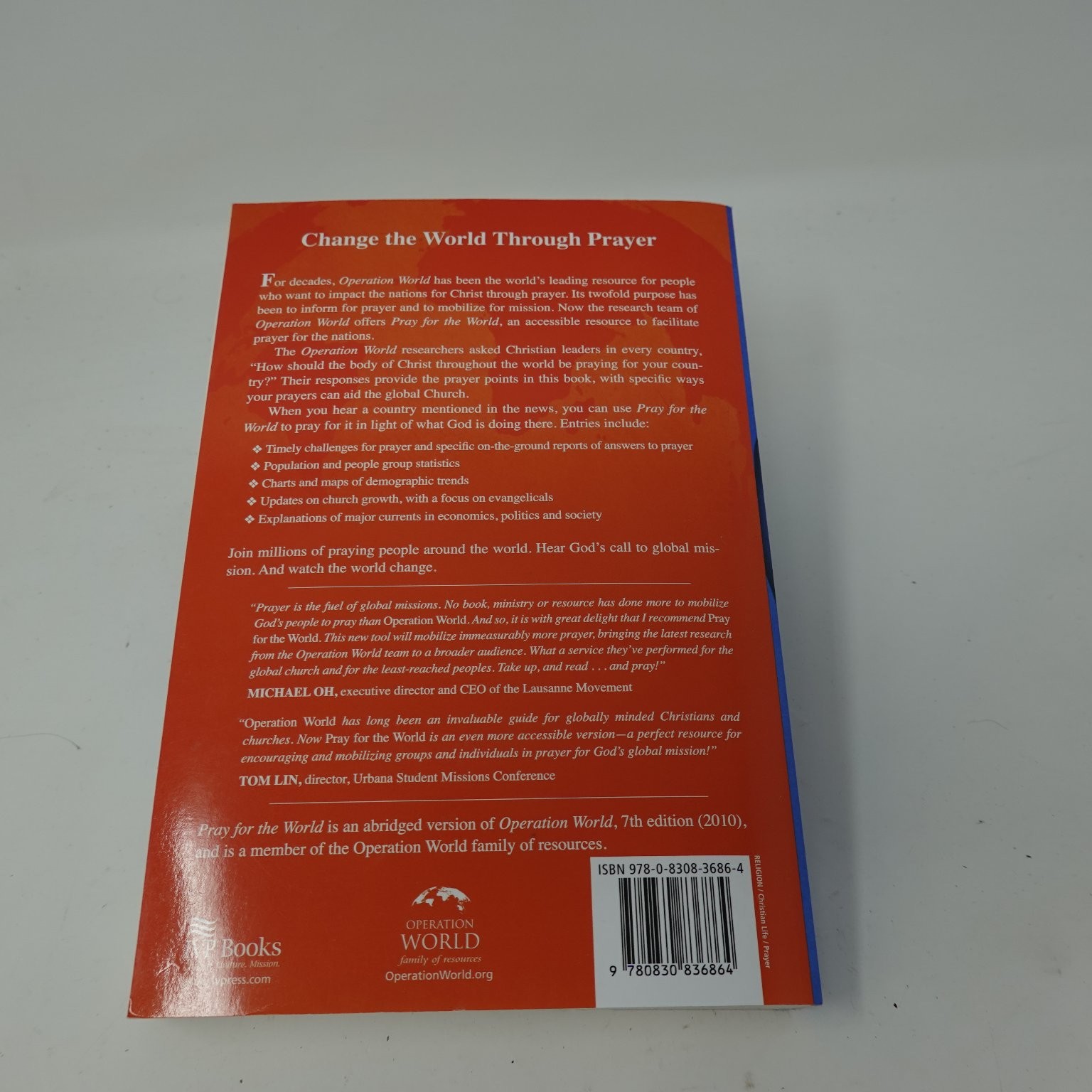 Pray for the World Operation World 2015 Abridged Edition InterVarsity Press