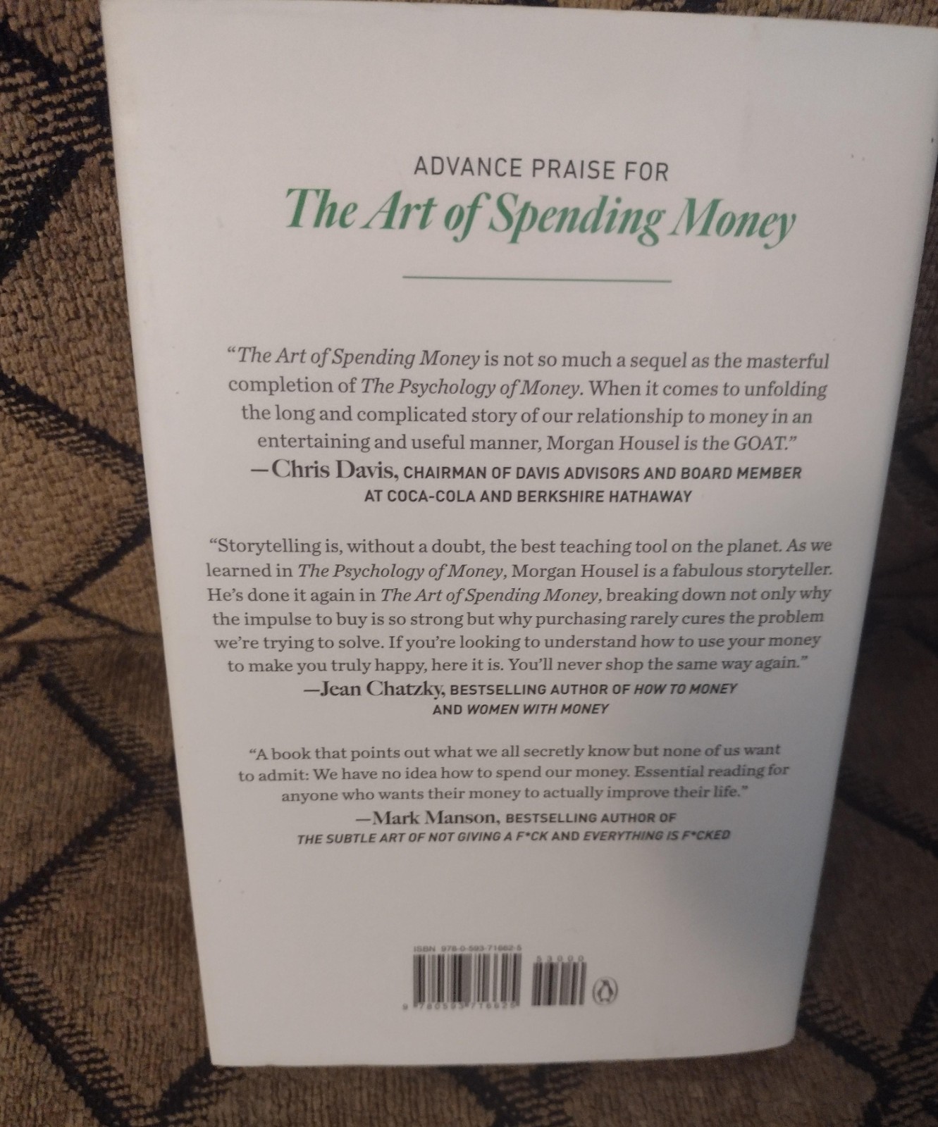 Art of Spending Money : Simple Choices for a Richer Life HARDCOVER LN