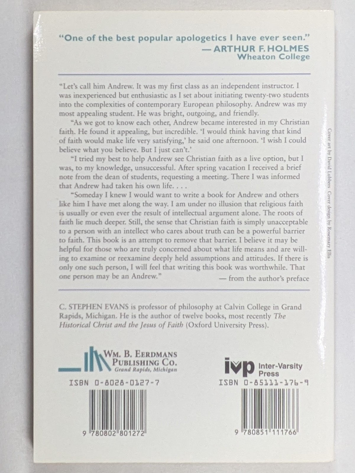Why Believe?: Reason and Mystery as Pointers to God by C. Stephen Evans