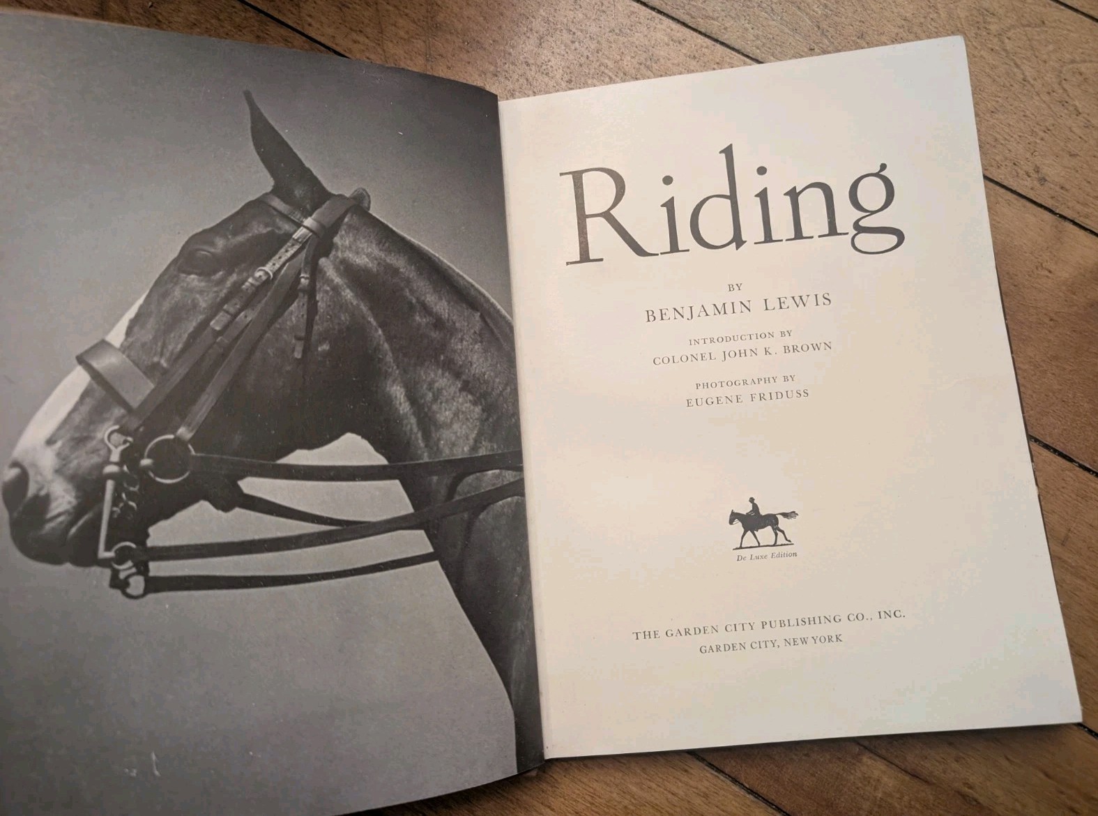 Riding The Balanced Seat BENJAMIN LEWIS 1939 Horses HC Vintgae Equestrian Book