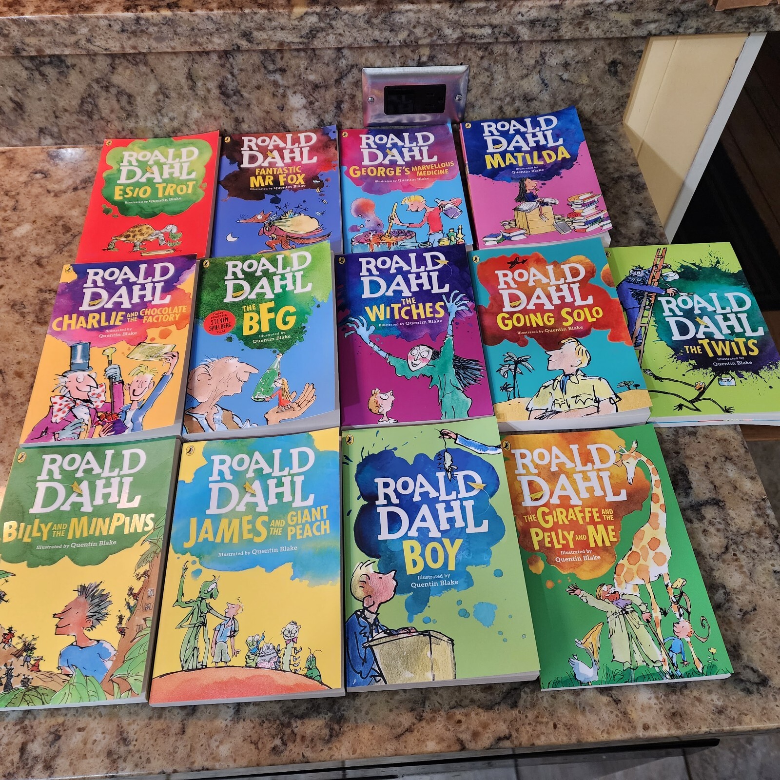 Lot of 14 Roald Dahl Books Paperbacks EUC Charlie Matilda Witches Twits BFG +