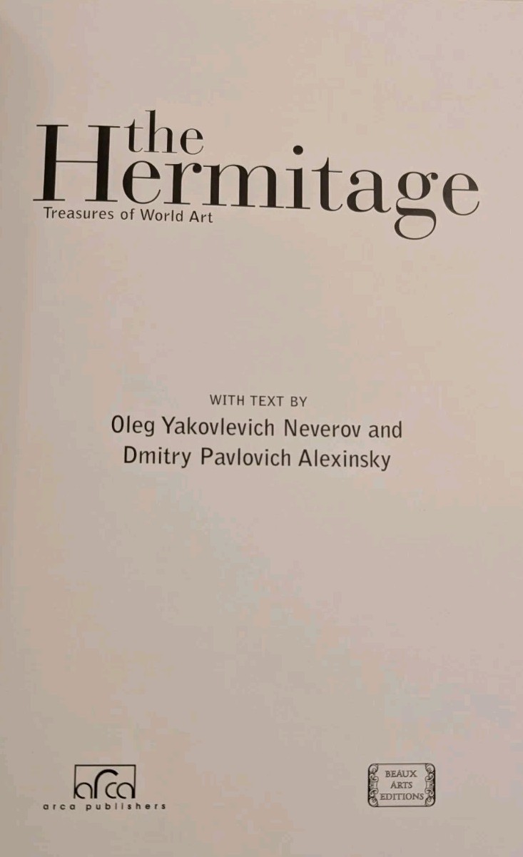 The Hermitage Treasures Of World Art