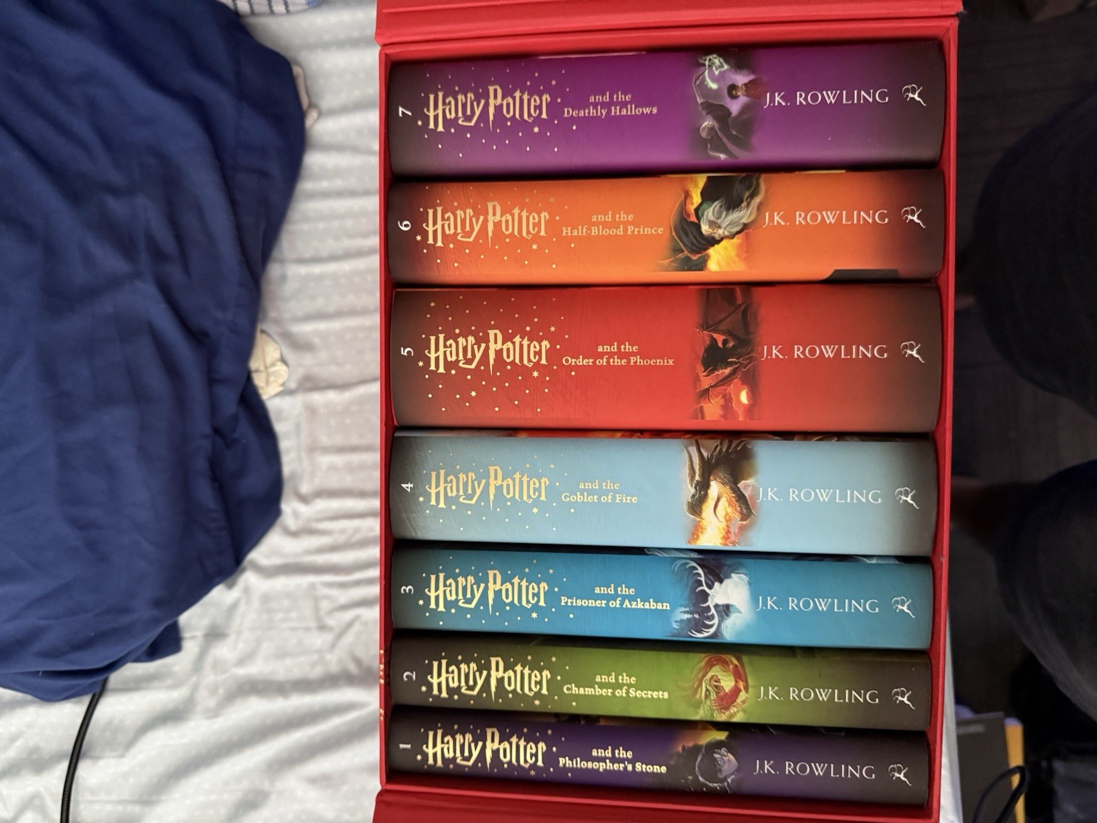 Harry Potter Paperback Boxset #1-7 by J. K. Rowling (2009, Hardcover)