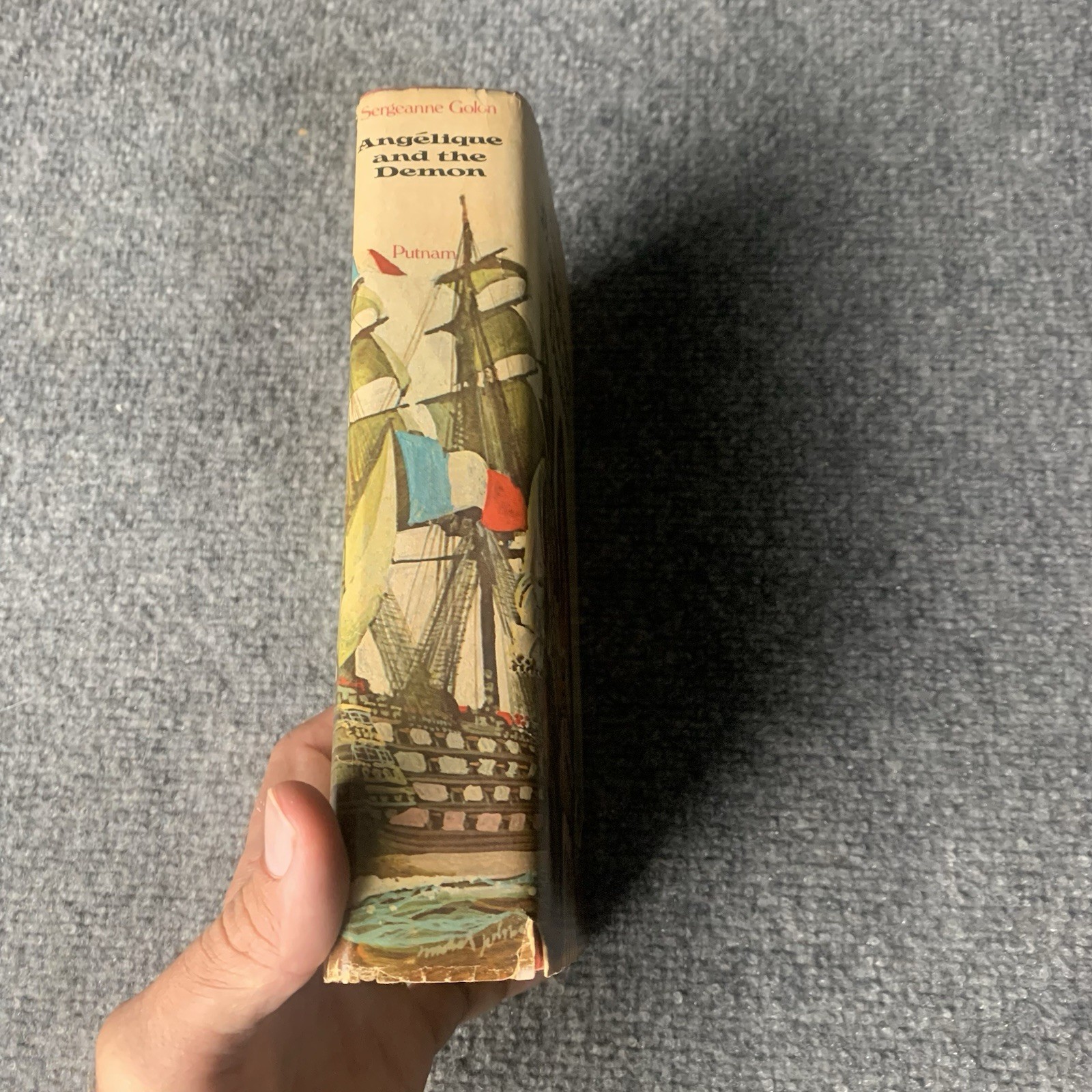 Angelique and the Demon by Sergeanne Golon Hardcover, Book, Vintage 1973