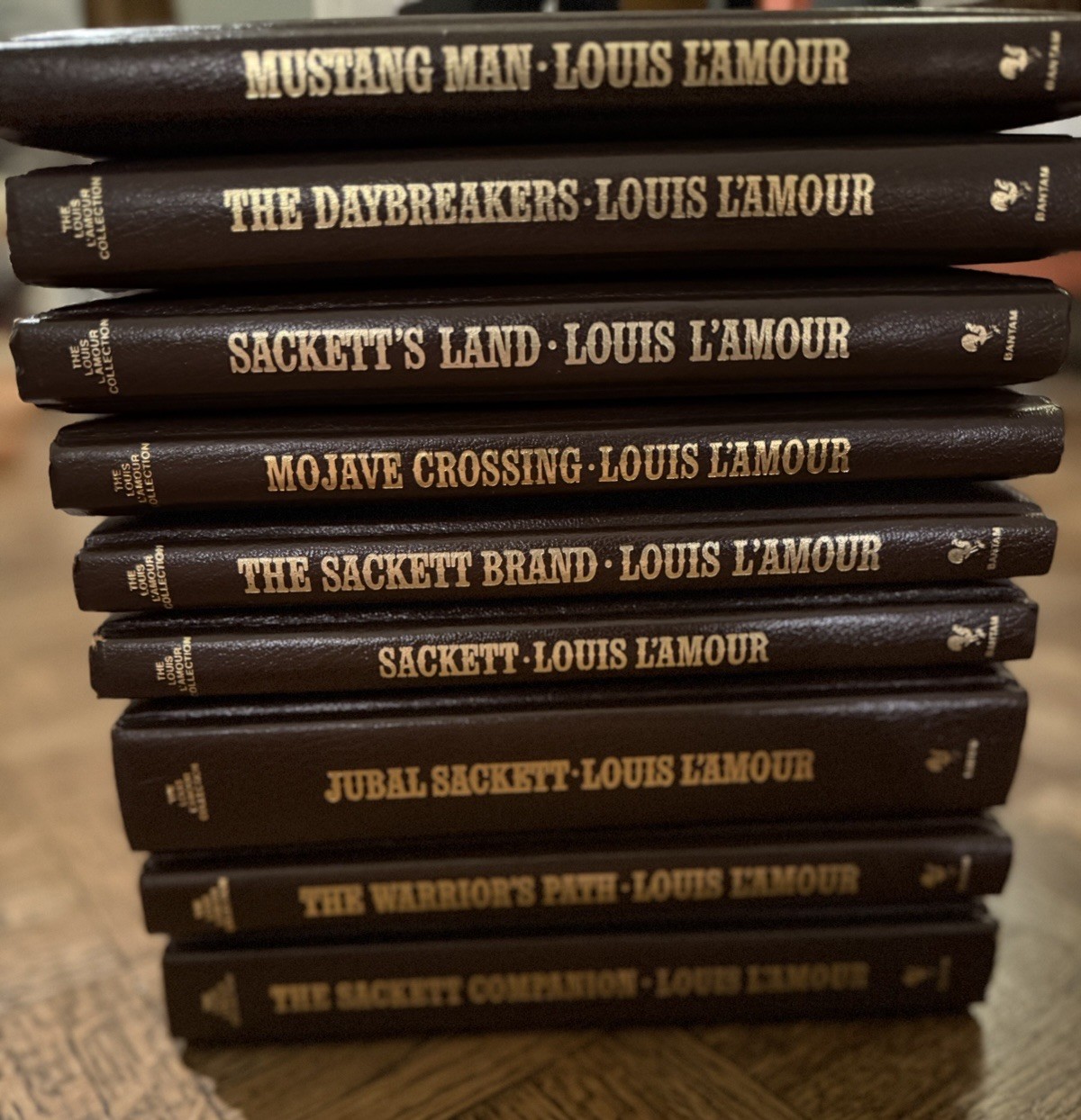 Louis L’ Amour Sackett Collection 9 Book SACKETT COMPANION Leatherette Hardcov