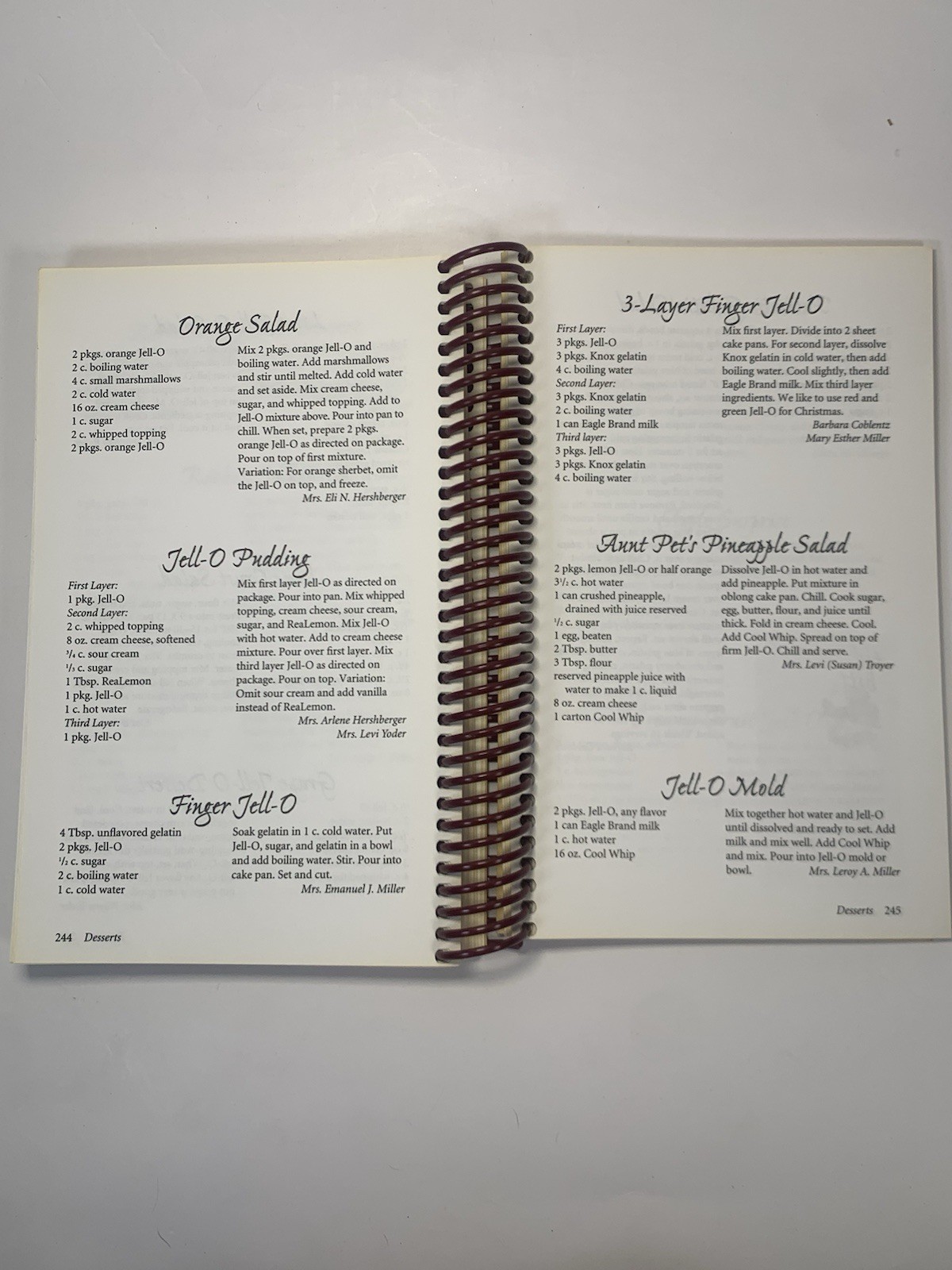 Cooking with the Horse & Buggy People II Amish Cookbook 2001 Spiral HC