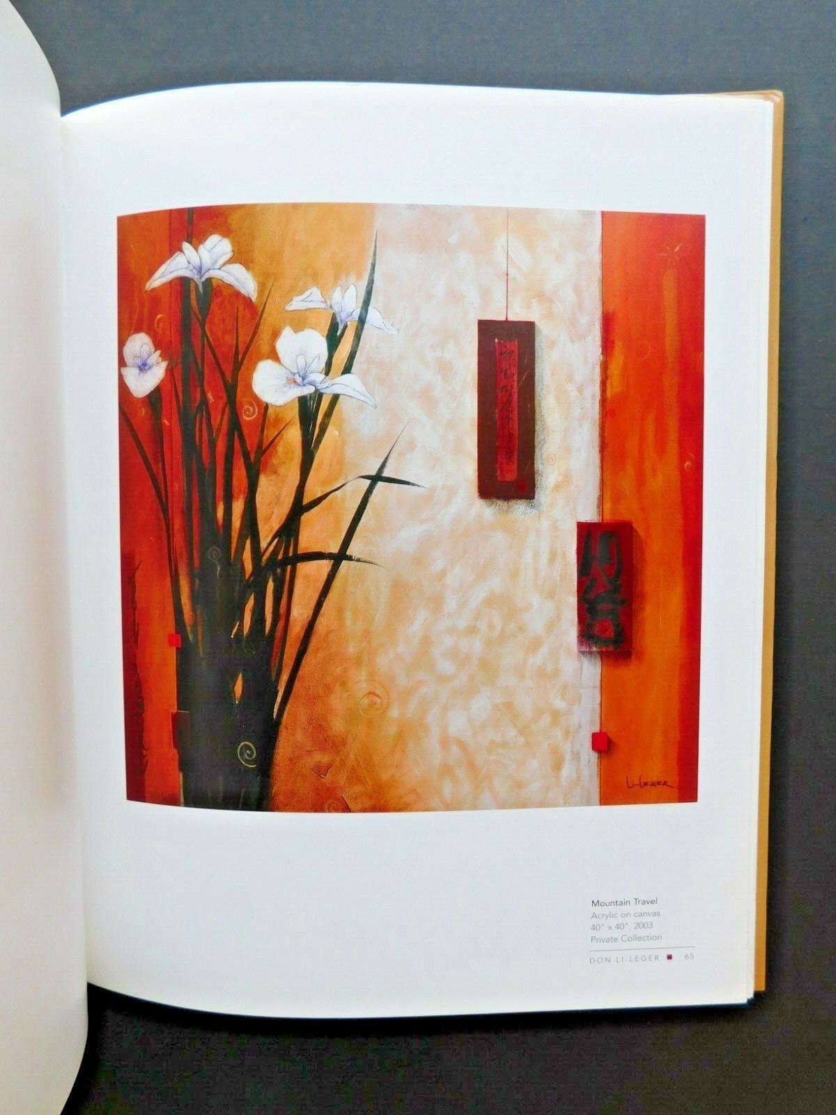 Collection of color paintings by artist DON LI-LEGER 2005 hardcover 124 pages DJ