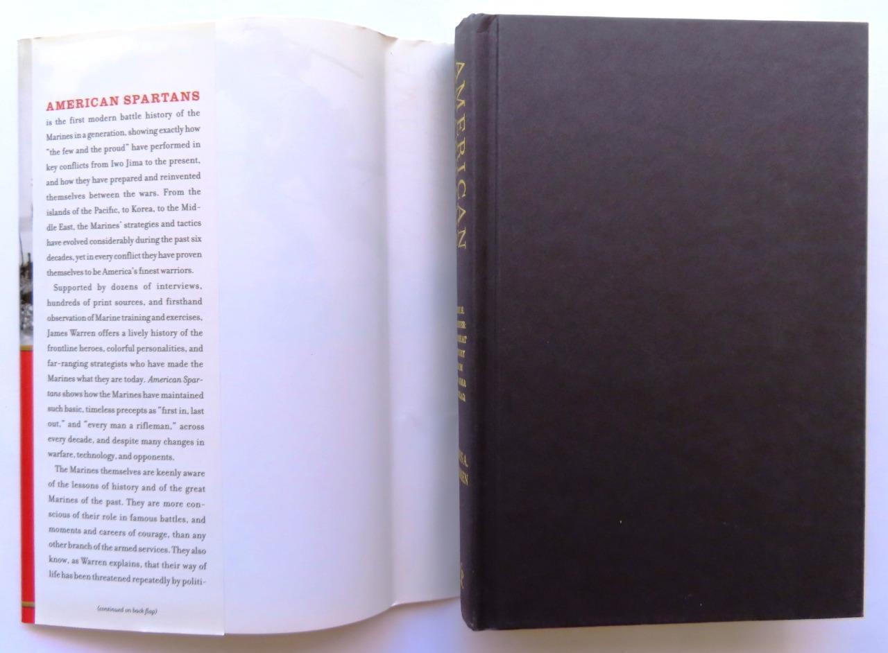 (424) American Spartans: US Marines Combat History Iwo to Iraq James War HB 2005