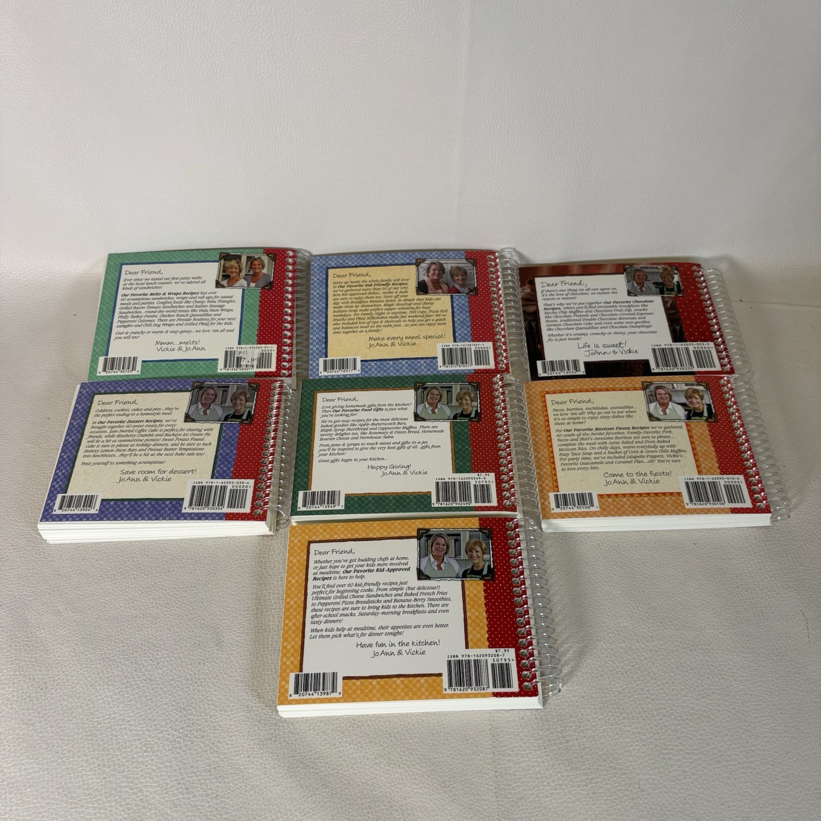 Gooseberry Patch Spiral Cookbooks lot of 7