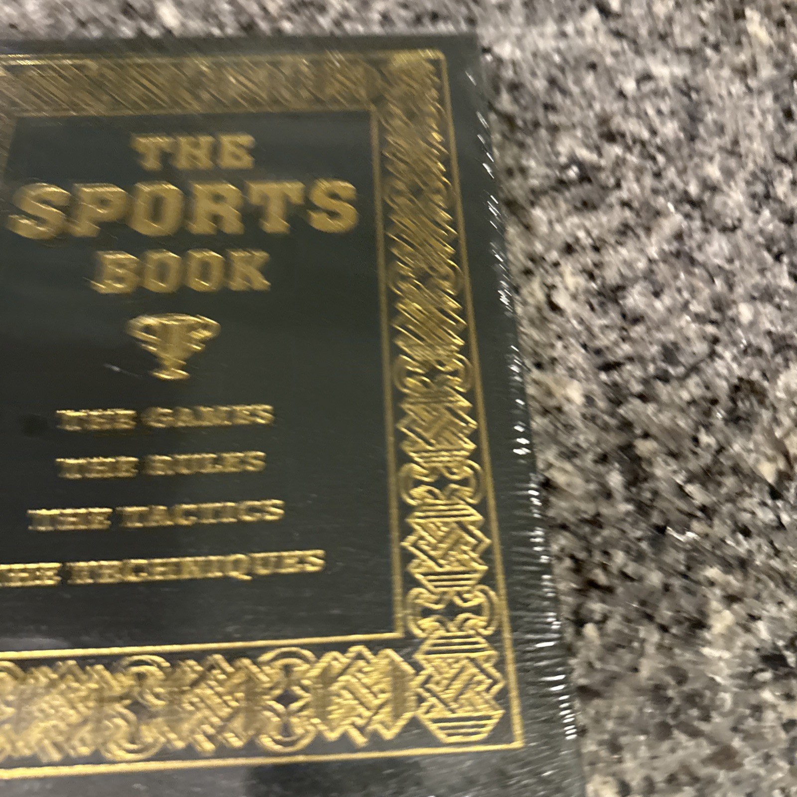Easton Press THE SPORTS BOOK GAMES RULES TACTICS TECHNIQUES Leather Gold SEALED