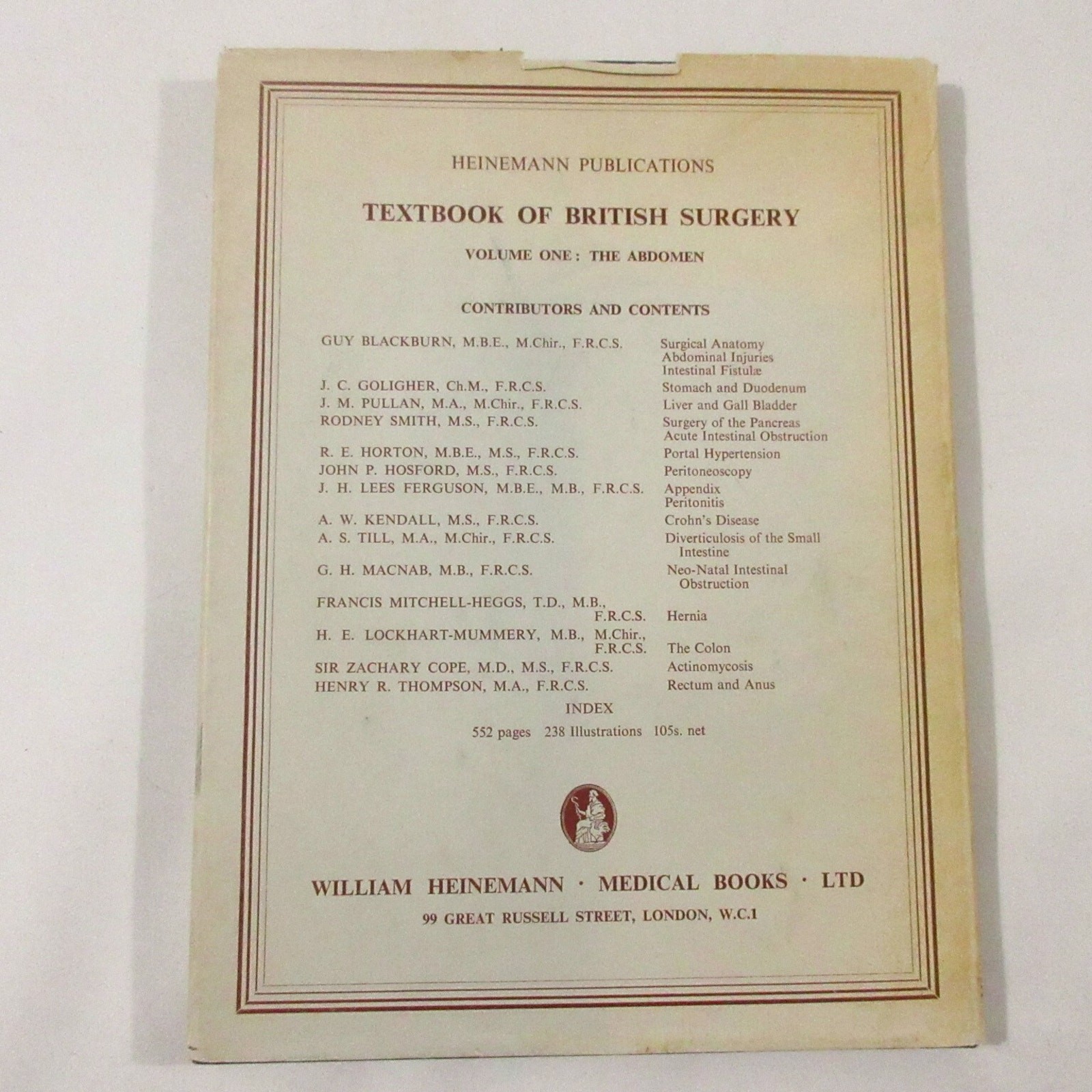 Vintage Medical Book Cancer Pathology Cytology of Effusions Spriggs Color Plates