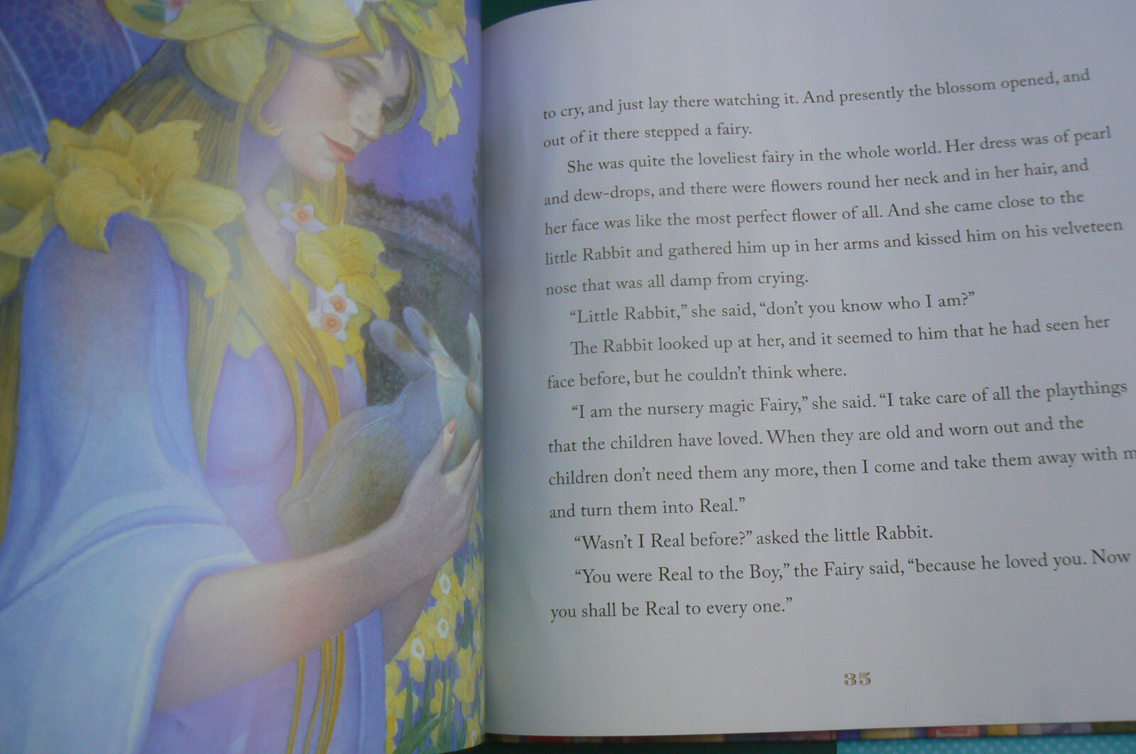 The Velveteen Rabbit, Classic Edition, Bianco/Santore,First Edition HC 10.5″x11″