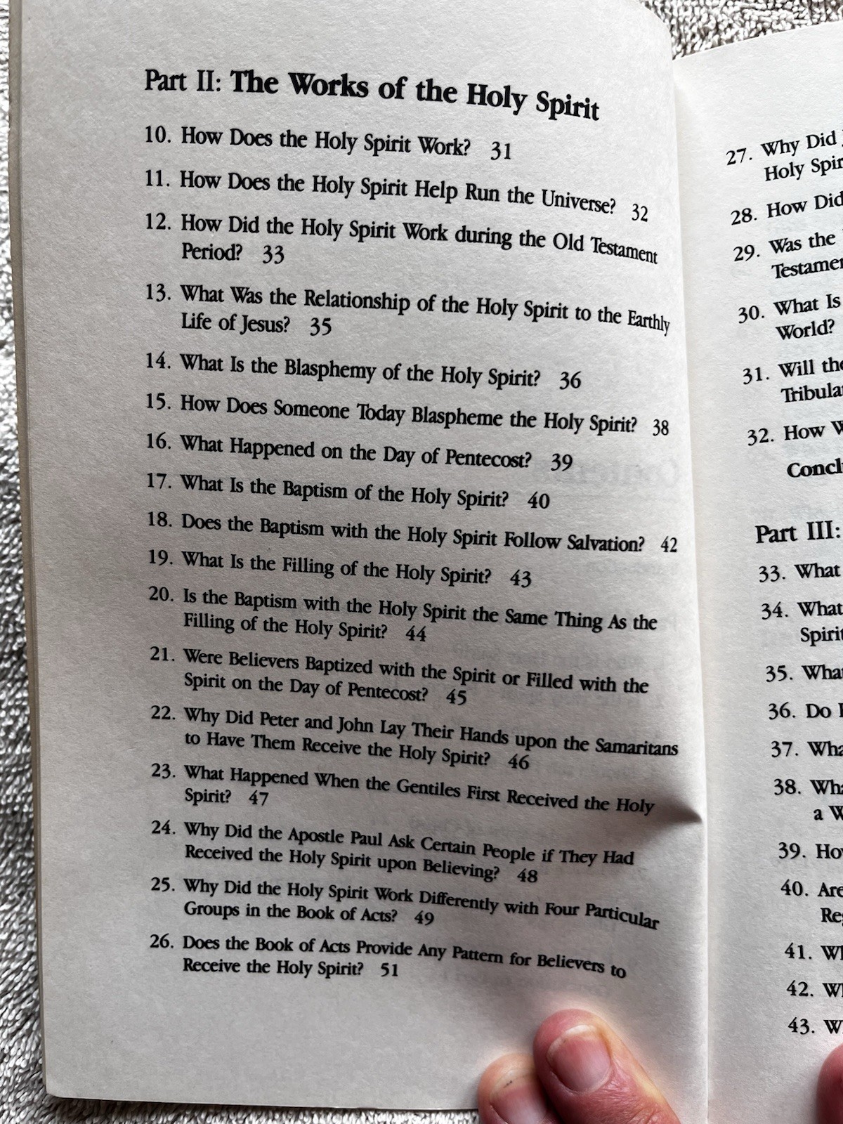 95 Questions People Ask Most About The Holy Spirit – By Stewart – 1987 – VGood