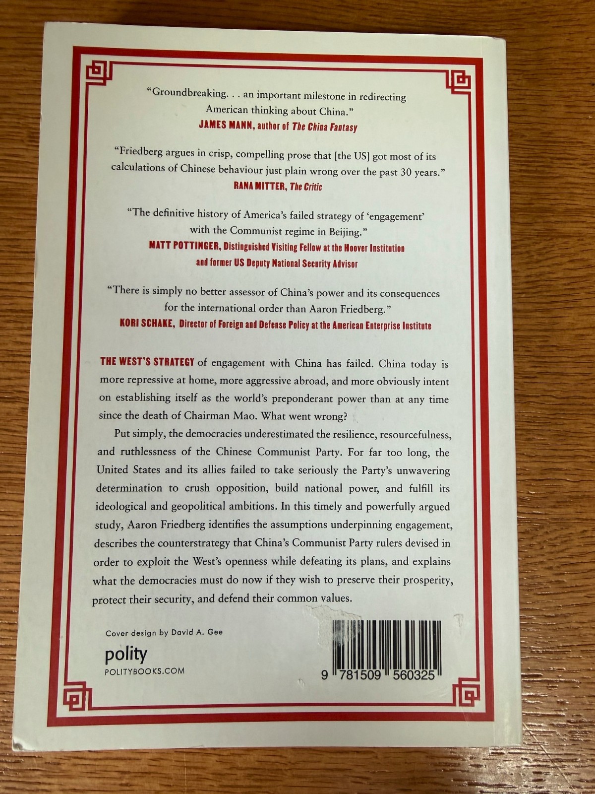 Getting China Wrong by Aaron L. Friedberg 9781509560325
