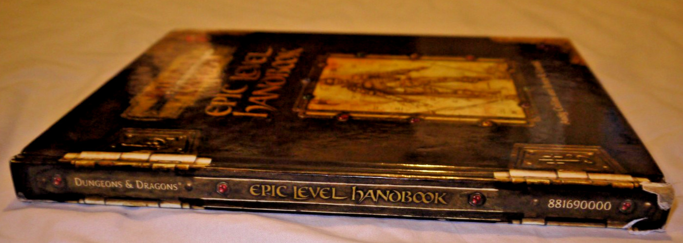 Wizards of the Coast Dungeons & Dragons Epic Level Handbook Hardcover 1st E 2002