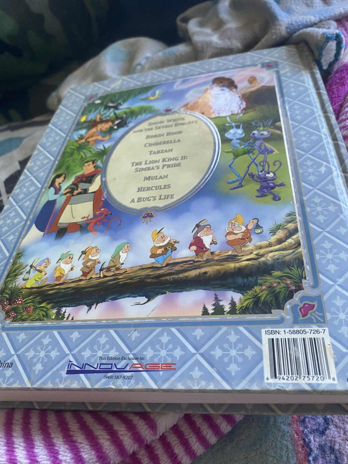 2005 Disney Charming Tales Book Hardcover Illustrated (301 pages)