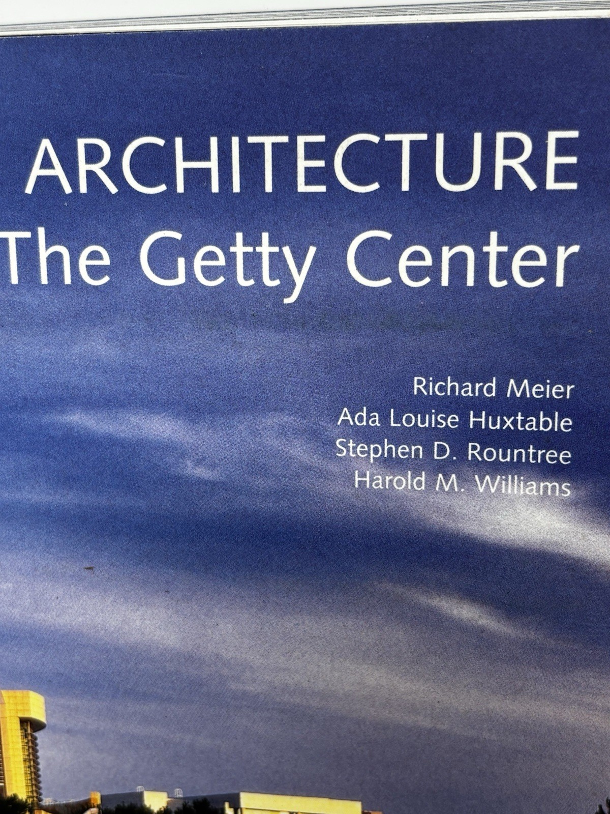 Making Architecture The Getty Center1997 168 pages VTG 10″x 10″