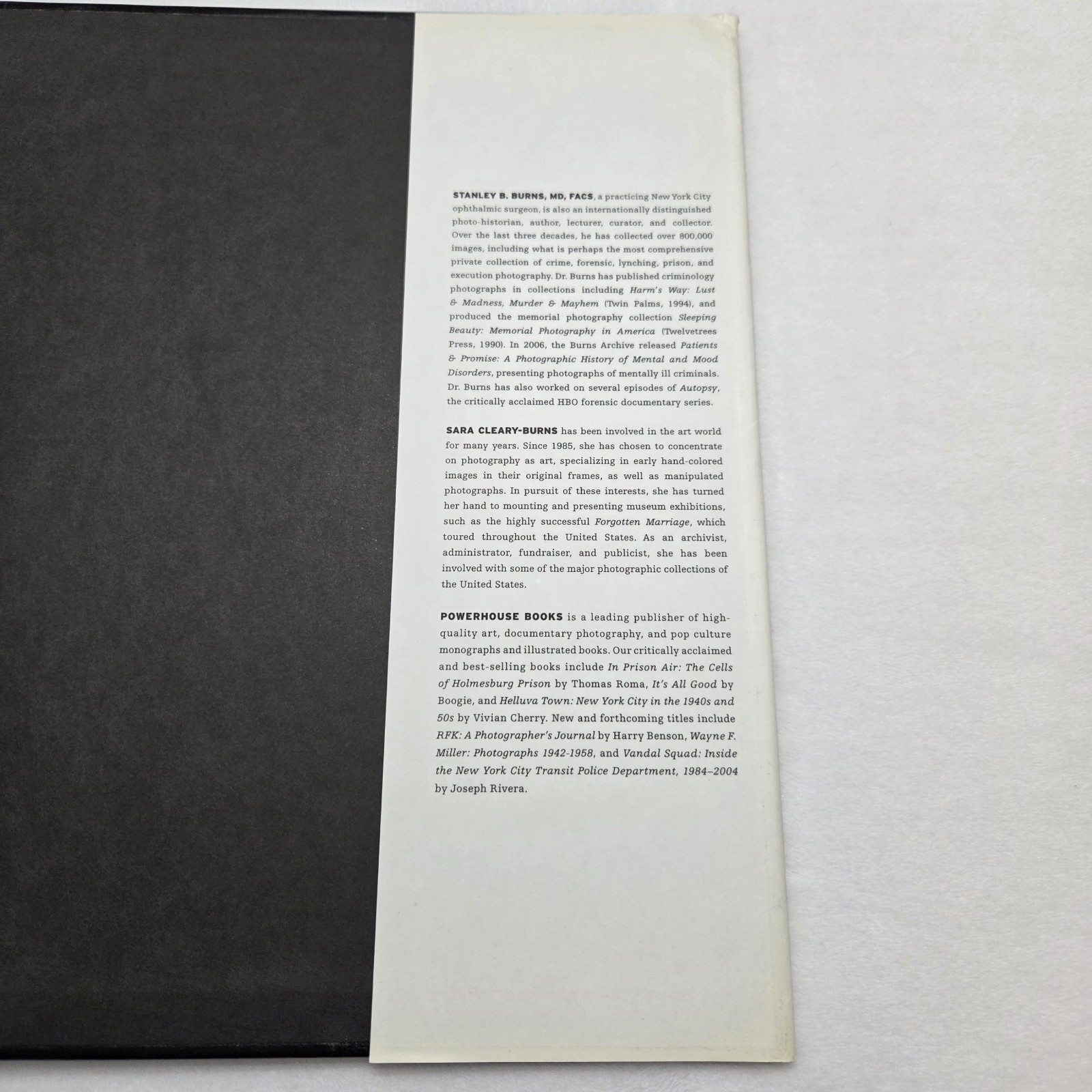 Deadly Intent Crime & Punishment Photographs From The Burns Archive
