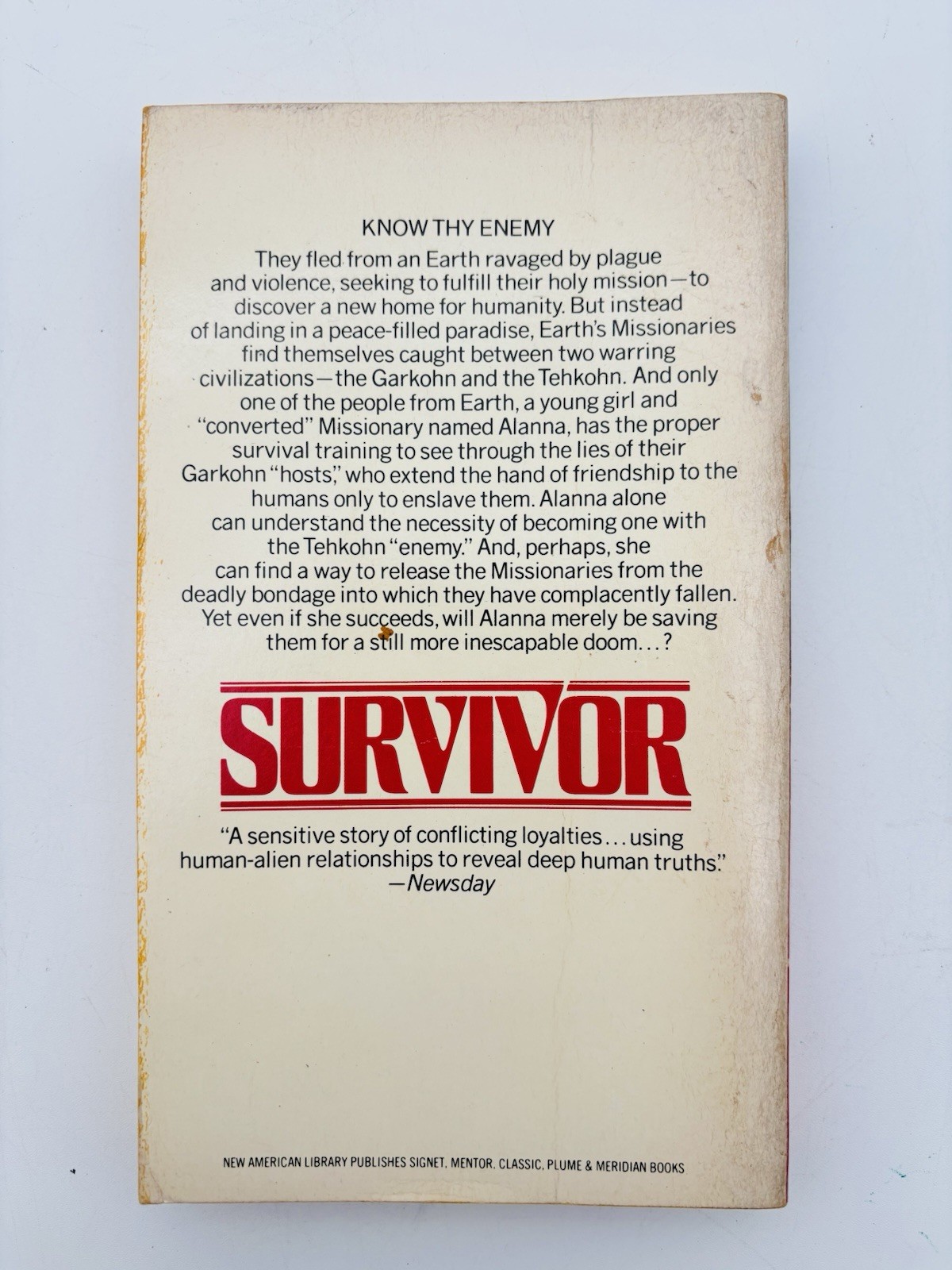 Survivor Octavia E. Butler Signet 1979 1st Printing Rare Paperback CLEAN! VG