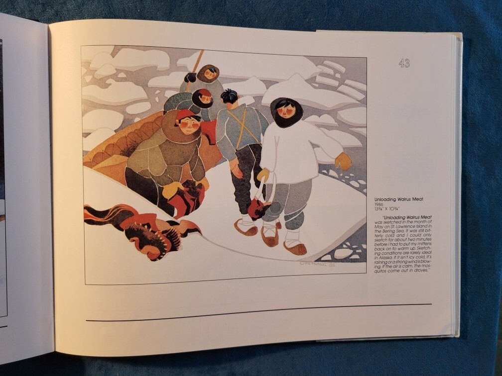 RIE MUNOZ – ARTIST IN ALASKA ; ISBN 0-9618565-0-5 ; HARDCOVER ; 88 PAGES