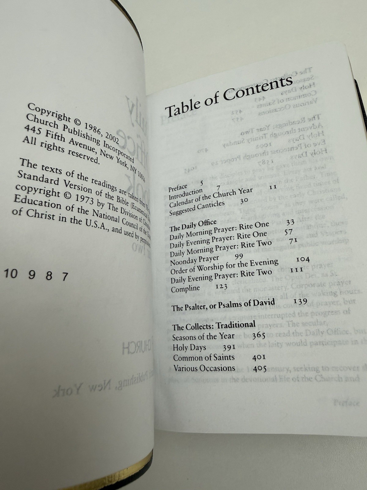Daily Office Book – 2 Volume Set – Year One & Year Two – 2002