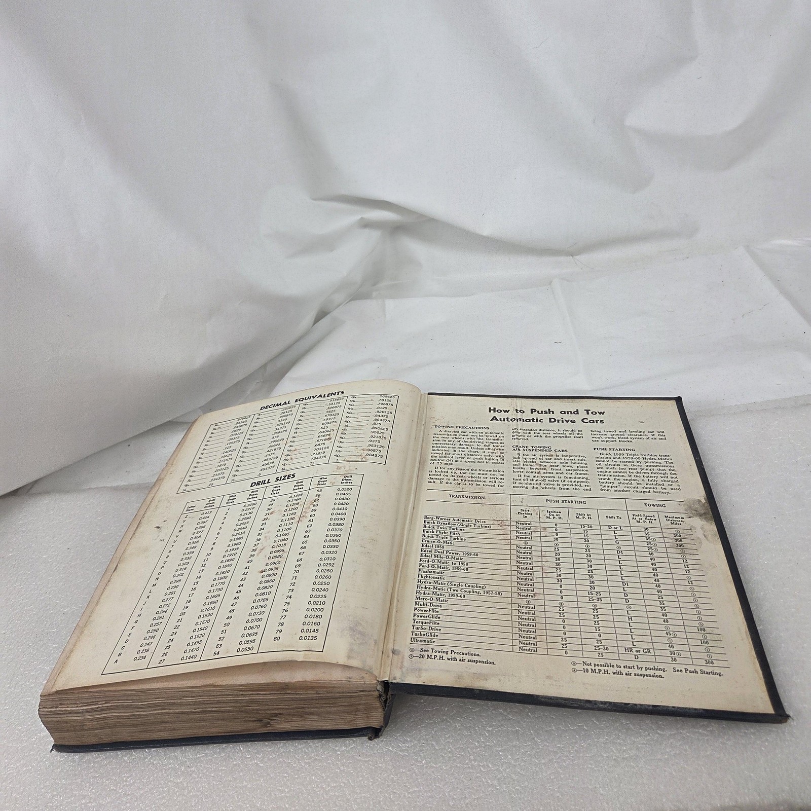 Vintage 1960 Motor’s Auto Repair Manual 23rd Edition Hardcover Car Repair Guide