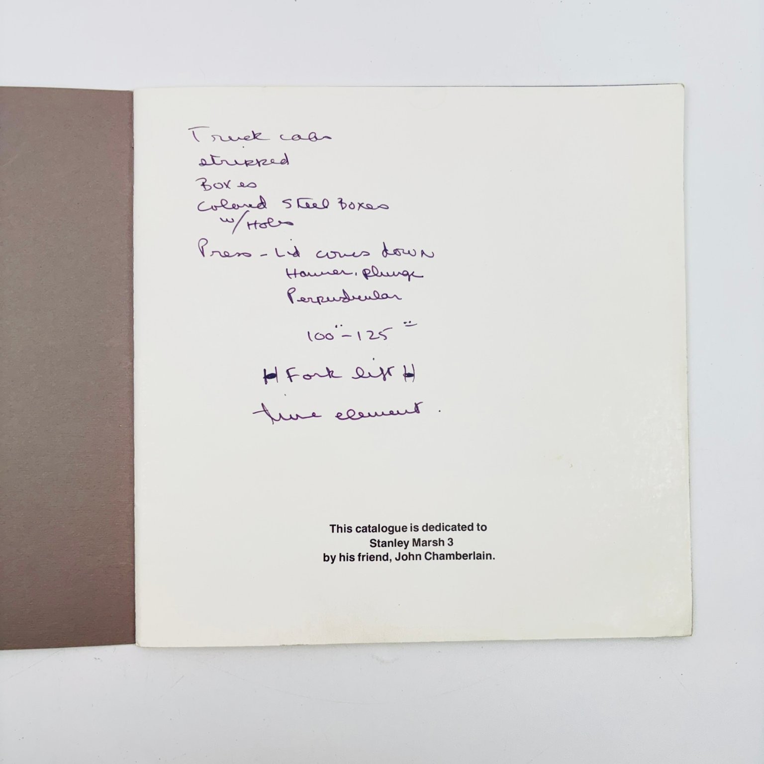 John Chamberlain Sculpture Art Catalogue 1970s Artist Book Trade Paperback