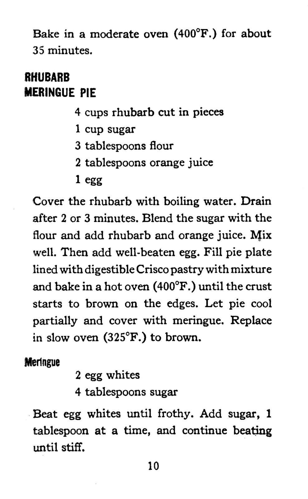 1934 24 Pies Men Like Cook Book 26 Pages