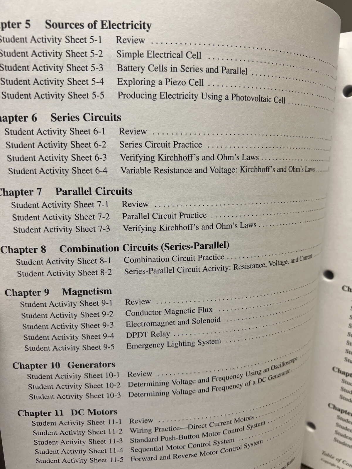 Study Guide with Laboratory Activities – Electricity & Electronic Workbook