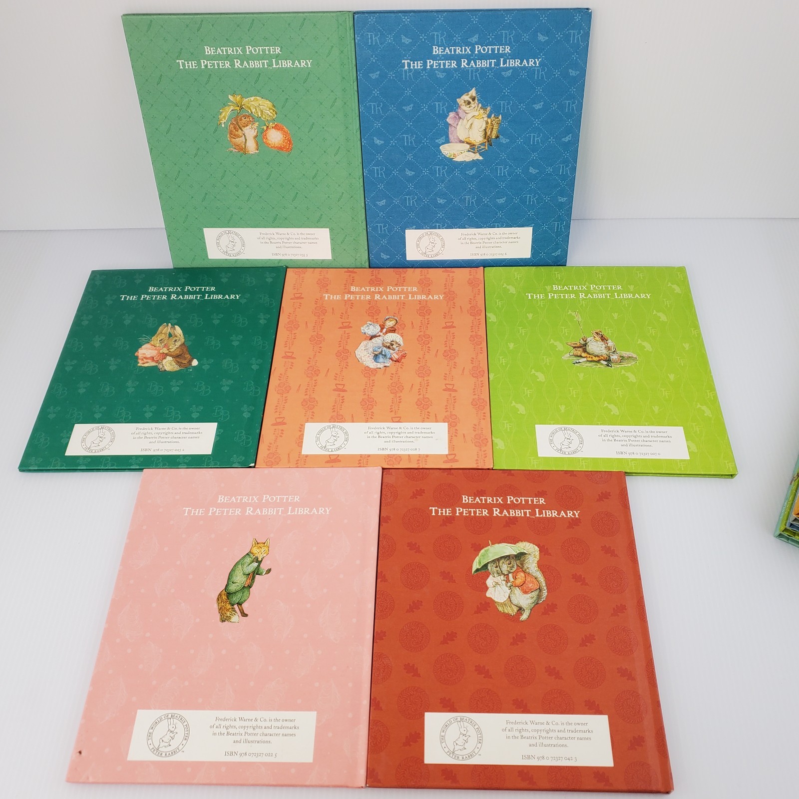 Lot of 14 Beatrix Potter Books F Warne Co ~ Hardcover ~ Jemima Puddle Duck