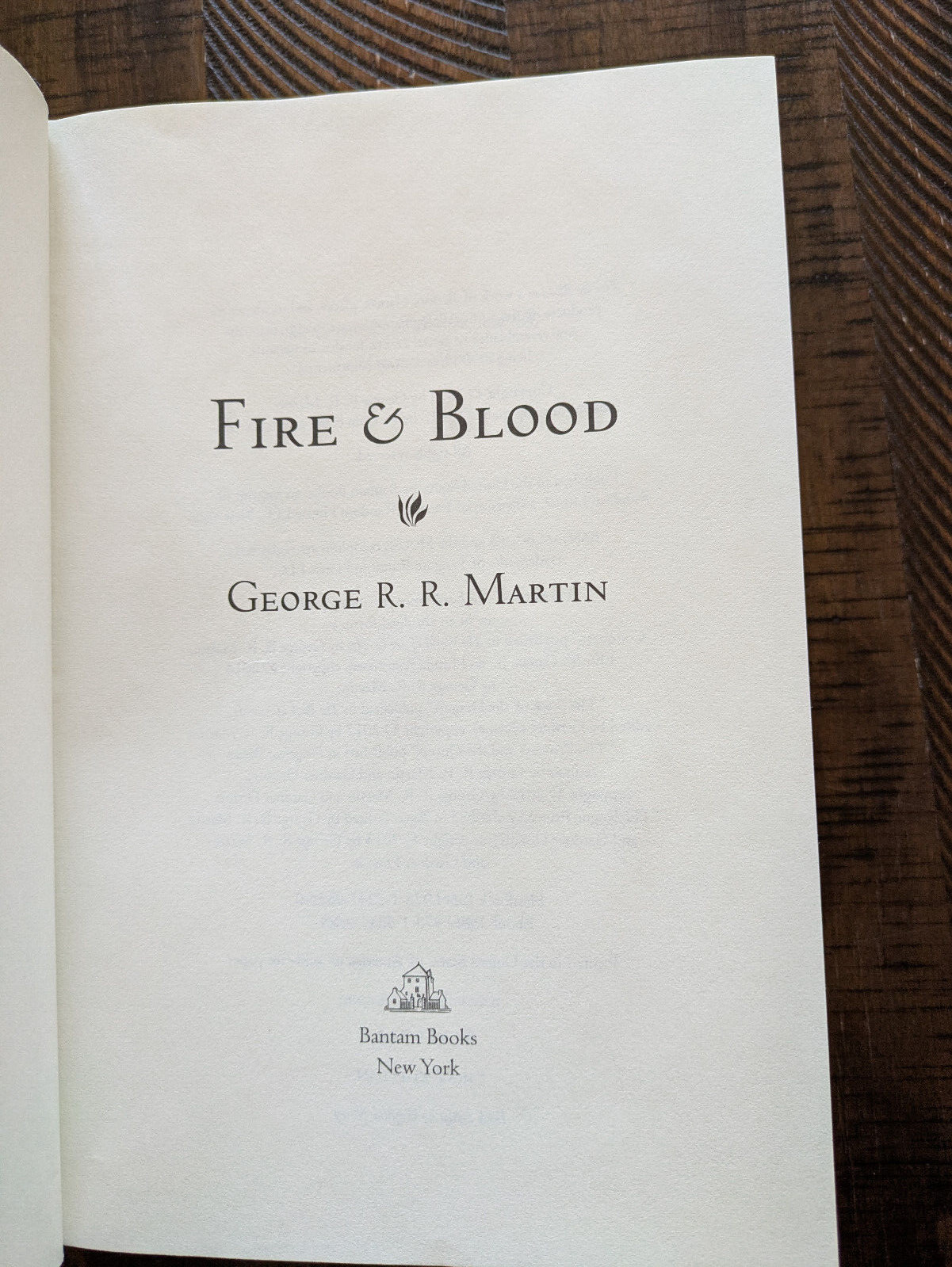 Fire & Blood | George R.R. Martin | 2018 1st Ed, 1st Print | HOUSE OF THE DRAGON