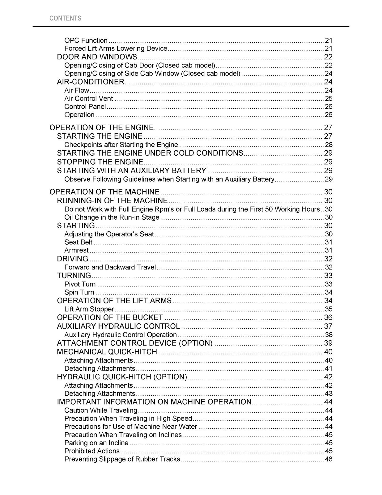 Kubota SVL75-2 Compact Track Loader Operators Manual SPIRAL – TOUGH COVERING