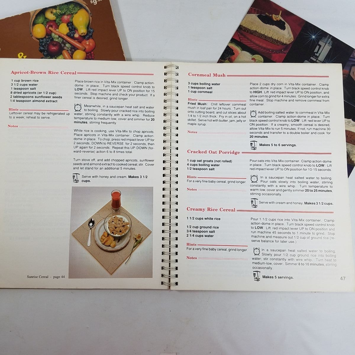 Lot Vita Mix Cookbooks Smoothie Versatile Vita Mix Recipes Instructions Brochure