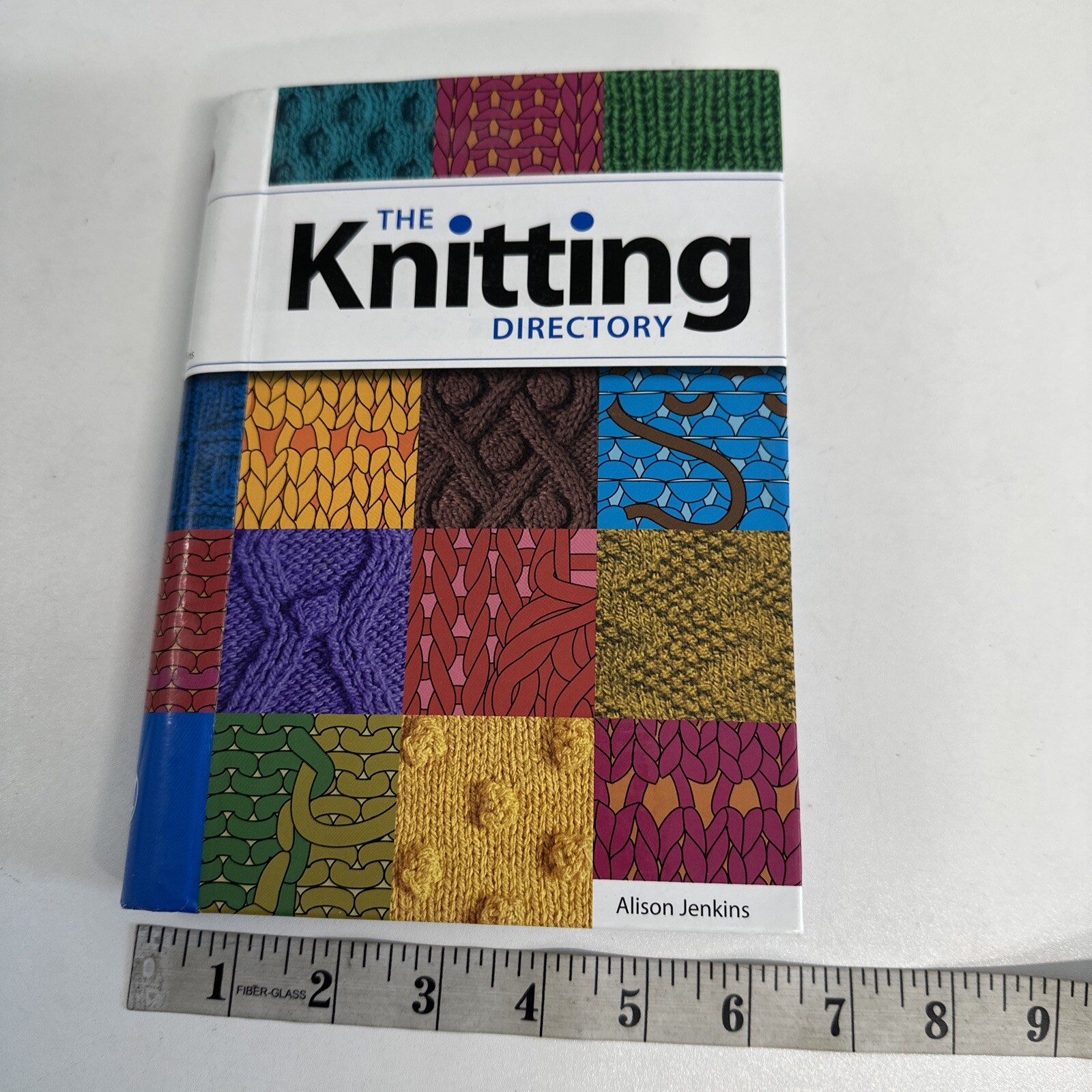 The knitting Directory Alison Jenkins Hardcover with spiral Directory NEW Marks