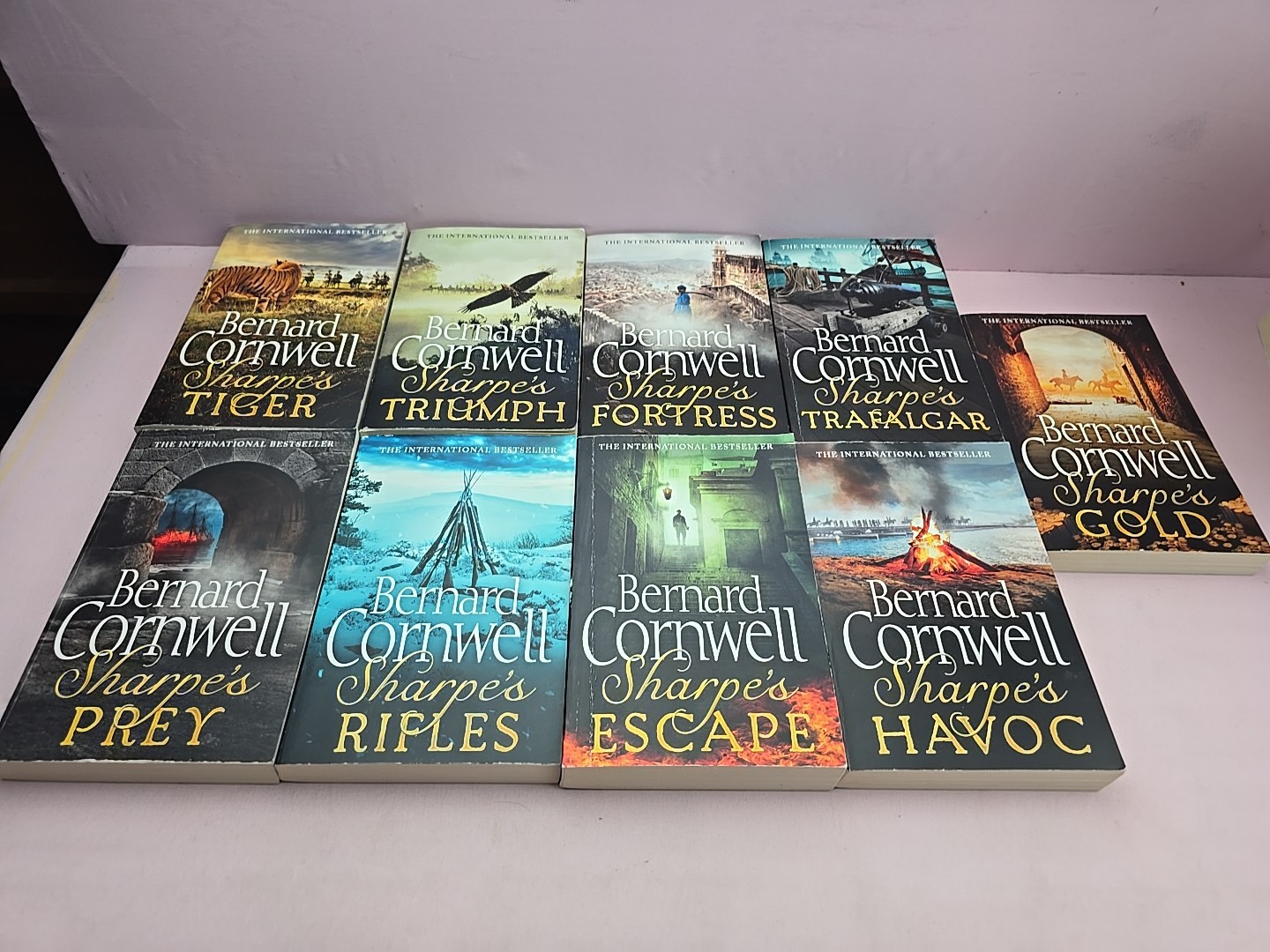 Lot of 18 Bernard Cornwell Sharpe’s Novels Paperback