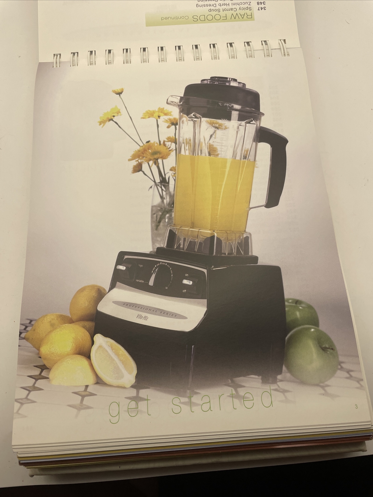 Vita-Mix Blender Recipe Book *No Instuctional DVD*