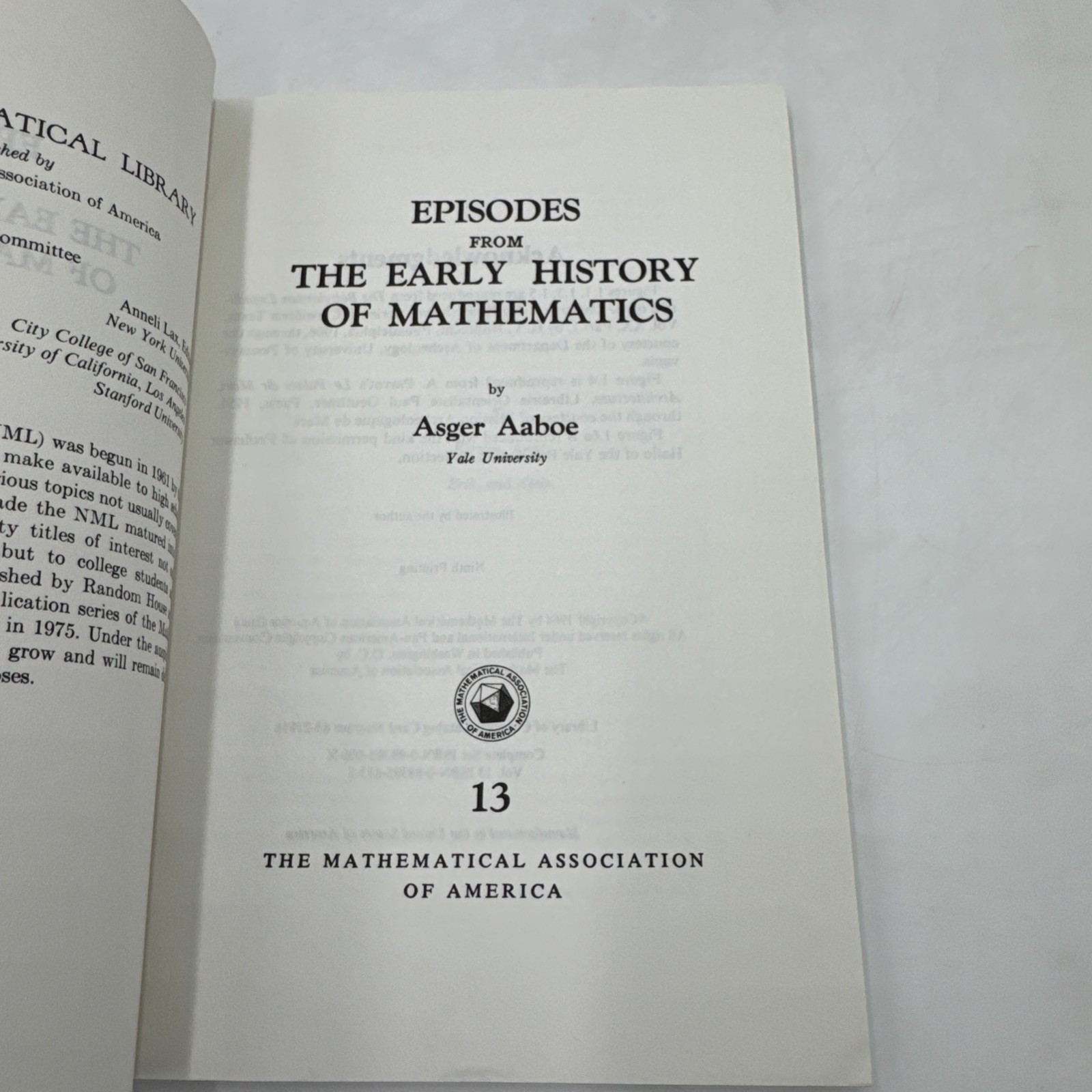 Vintage New Mathematical Library Lot PB Pythagoras Einstein History Mathematics