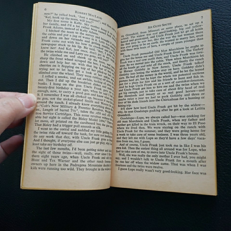 Six Guns South-pbk-Robert MacLeod-Fawcett-1972-western Action