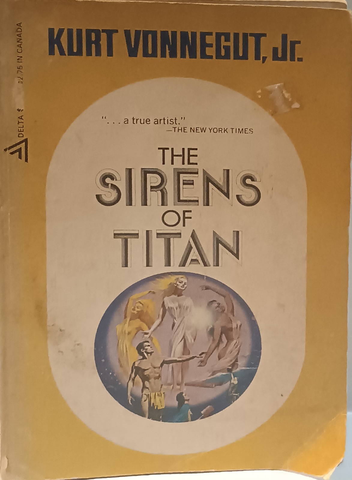 The Sirens of Titan-Kurt Vonnegut Jr-Dell Publishing-2nd Printing-1959-Soft Cove