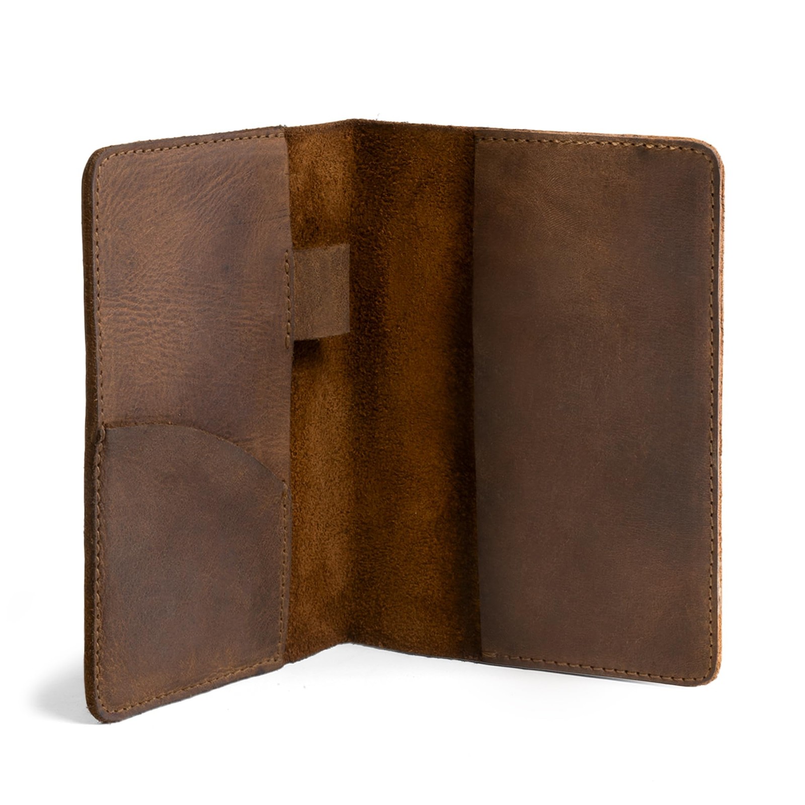 Leather Field Notes Cover, Leather Notebook Cover 3.5 x 5.5 in. with Card and…