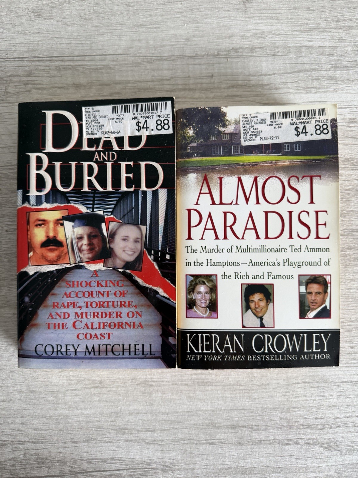 True Crime Paperback Lot 10 Books Murder Mystery Serial Killer Bundle